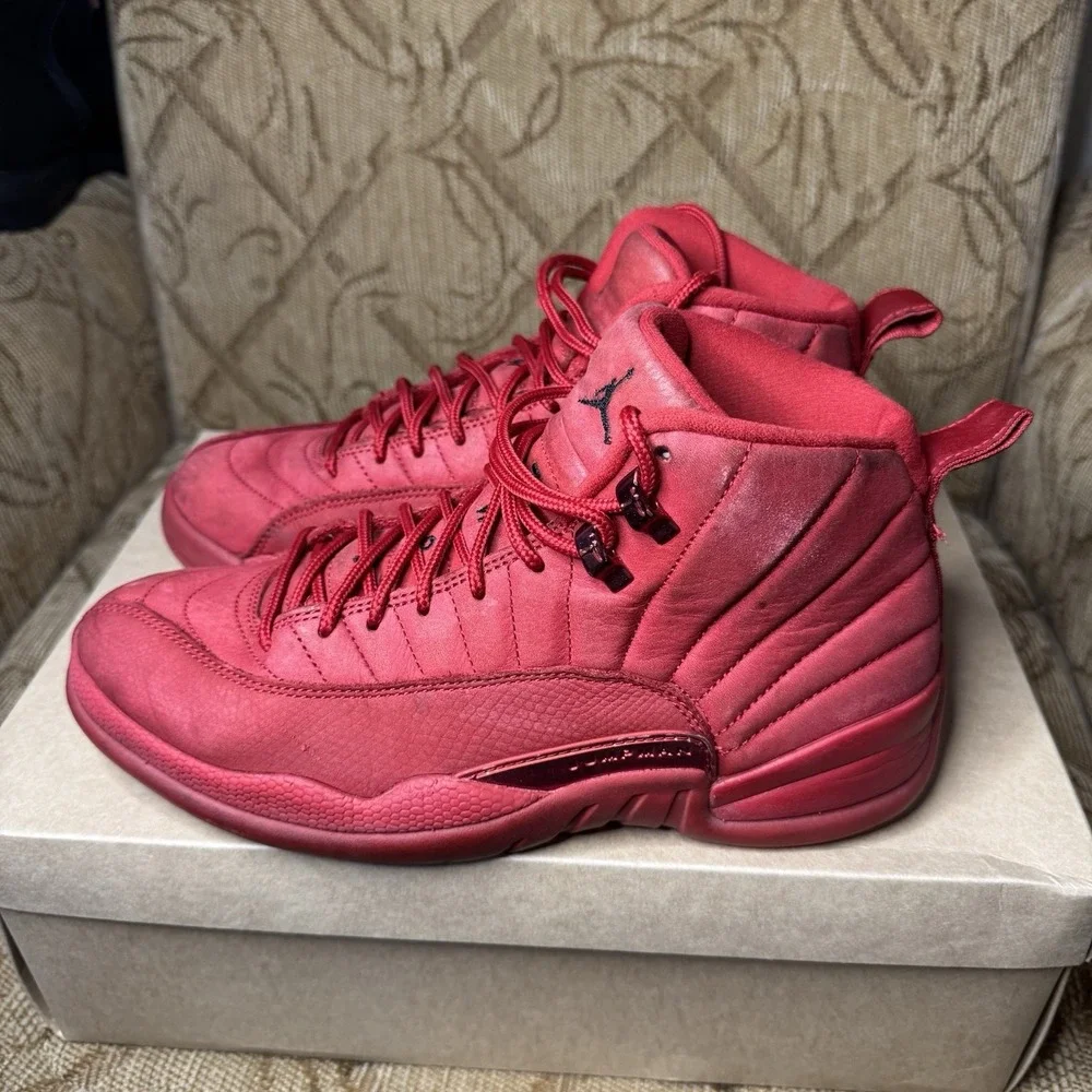 Size 8 -‎ Nike Air Jordan 12 Retro Gym Red 130690-601